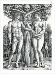 The Fall of Adam and Eve, c.1525-27 by Hans Sebald Beham