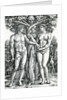 The Fall of Adam and Eve, c.1525-27 by Hans Sebald Beham