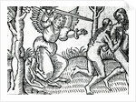 The Expulsion from the Garden of Eden by English School