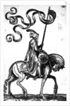A man on horseback, 1576 by Melchior Lorck