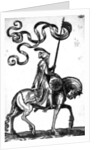 A man on horseback, 1576 by Melchior Lorck