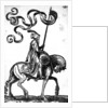 A man on horseback, 1576 by Melchior Lorck