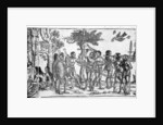 Der kuing von Gutzin, print made by George Glockendon, 1511 by Hans Burgkmair