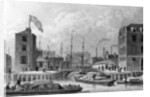 Entrance to the Regent's Canal, Limehouse by Thomas Hosmer Shepherd