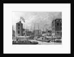 Entrance to the Regent's Canal, Limehouse by Thomas Hosmer Shepherd