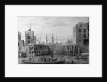 Entrance to the Limehouse Dock, 1850 by Thomas Hosmer Shepherd
