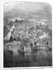 Bird's-eye View of Rhodes in the Sixteenth Century, from an Ancient Manuscript by (after) English School
