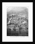 Bird's-eye View of Rhodes in the Sixteenth Century, from an Ancient Manuscript by (after) English School