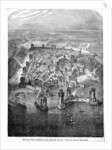 Bird's-eye View of Rhodes in the Sixteenth Century, from an Ancient Manuscript by (after) English School