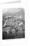 Bird's-eye View of Rhodes in the Sixteenth Century, from an Ancient Manuscript by (after) English School
