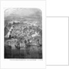 Bird's-eye View of Rhodes in the Sixteenth Century, from an Ancient Manuscript by (after) English School