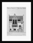 House & Studio for F. Miles Esq., Chelsea by English School