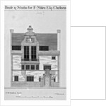 House & Studio for F. Miles Esq., Chelsea by English School