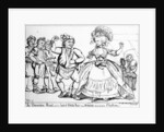 The Devonshire Minuet, danced to Ancient British Music through Westminster during the Election, print made by William Paulet Carey, 1784 by English School
