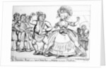 The Devonshire Minuet, danced to Ancient British Music through Westminster during the Election, print made by William Paulet Carey, 1784 by English School
