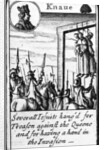 Several Jesuits hanged for Treason, Knave of Spades from a pack of playing cards by English School