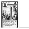 Several Jesuits hanged for Treason, Knave of Spades from a pack of playing cards by English School