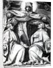 Madonna Protecting Two Members of a Confraternity by Agostino Carracci