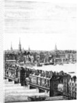 View of Old London Bridge by English School