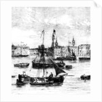 Wharfs on the River Thames, Nicholson's Wharf to Customs House by English School