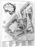 A Plan of the House and Gardens at Stowe, Buckinghamshire by Johann Sebastien Muller