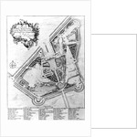 A Plan of the House and Gardens at Stowe, Buckinghamshire by Johann Sebastien Muller