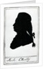 Silhouette of Michael O'Kelly, 1786 by Hieronymus Loschenkohl