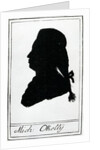 Silhouette of Michael O'Kelly, 1786 by Hieronymus Loschenkohl
