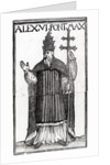 Pope Alexander VI by German School