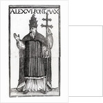 Pope Alexander VI by German School