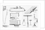 Carpenter's Tools by English School