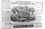 Advertisement for 'Harness world famed Electropathic Belts', c.1890 by English School
