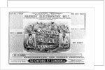 Advertisement for 'Harness world famed Electropathic Belts', c.1890 by English School