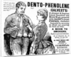 Advertisement for Calvert's Dento-Phenolene, c.1890s by English School