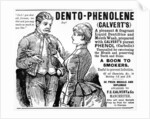 Advertisement for Calvert's Dento-Phenolene, c.1890s by English School