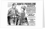 Advertisement for Calvert's Dento-Phenolene, c.1890s by English School