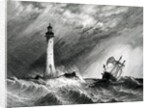Eddystone Lighthouse, print made by W.B. Cooke, 1836 by William Clarkson (after) Stanfield