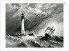 Eddystone Lighthouse, print made by W.B. Cooke, 1836 by William Clarkson (after) Stanfield