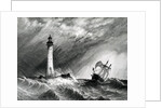 Eddystone Lighthouse, print made by W.B. Cooke, 1836 by William Clarkson (after) Stanfield