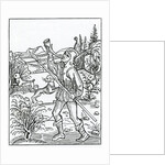 Of hym that togyder wyll serve two maysters by (after) German School