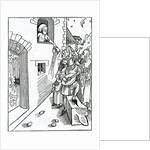 Of nyght watchers and beters of the stretes playnge by nyght on instrumentes and vsynge lyke folyes whan tyme is to rest by (after) German School