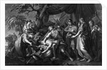 Achilles laments the death of Patroclus, engraved by Domenico Cunego, 1764 by Gavin Hamilton