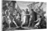 The anger of Achilles for the loss of Briseis, engraved by Domenico Cunego, 1764 by Gavin (after) Hamilton