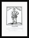 Thomas Nashe From a very scarce Pamphlet entitled 'The Trimming of Thomas Nashe Gentleman', published c.1819 by English School