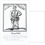 Thomas Nashe From a very scarce Pamphlet entitled 'The Trimming of Thomas Nashe Gentleman', published c.1819 by English School