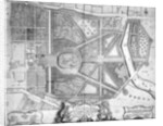 A Map of the Royal Palace and Gardens of Kensington, London, 1736 by John Rocque