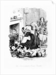 The Sentimental-Novel Reader by George Cruikshank