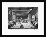 Representation of the Ceremony of Presenting the Sheriffs of London, Samuel Birch and William Heygate Esqs. in the Court of the Exchequer by C. John Mayle (after) Whichelo