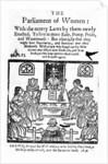 Title Page for 'The Parliament of Women', 1656 by English School