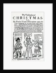 The Vindication of Christmas, 1653 by English School